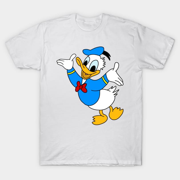 Donald Duck T-Shirt by Hundred Acre Woods Designs